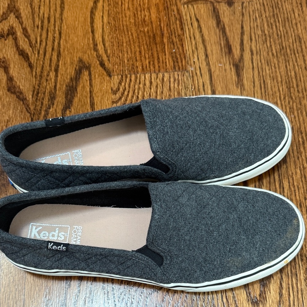 Keds Charcoal Slip-On Shoes